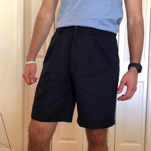 izod flat front shorts